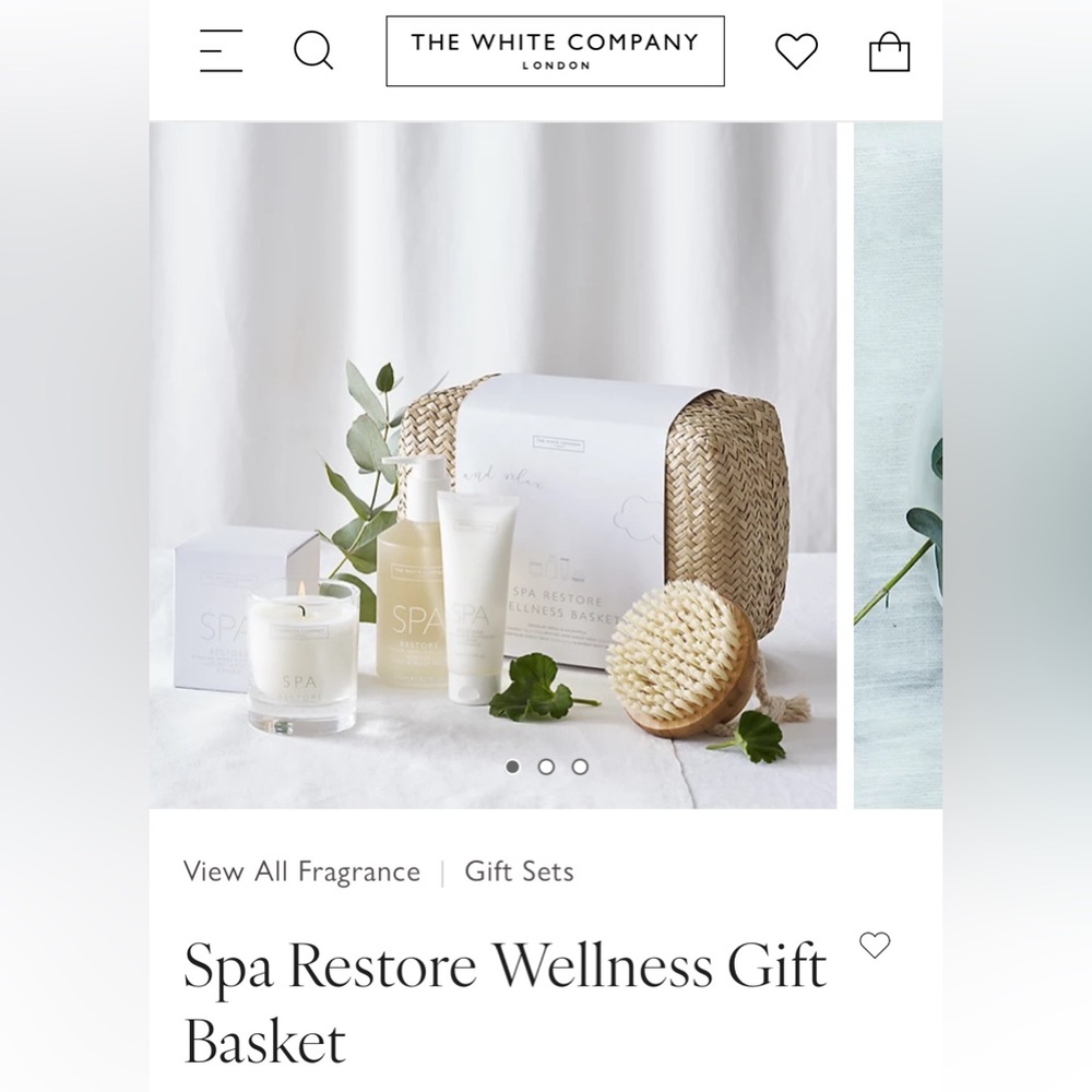 The White Company London - Spa Restore Wellness Basket